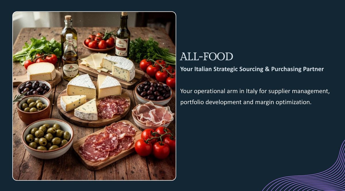 ALL-FOOD Strategic Sourcing & Purchasing Partner